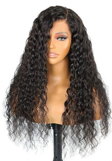 Top Virgin Hair Curly Black Perücke