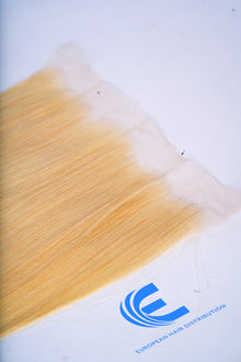 Einzelner Haarspender, HD-Spitzenfront, glatt, blond