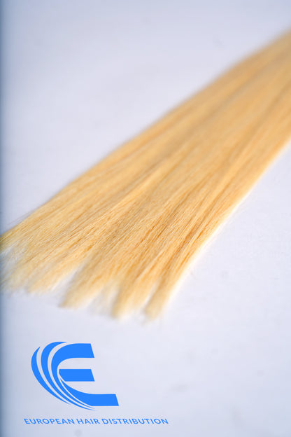 Single Hair Donor Straight Bundles Blond