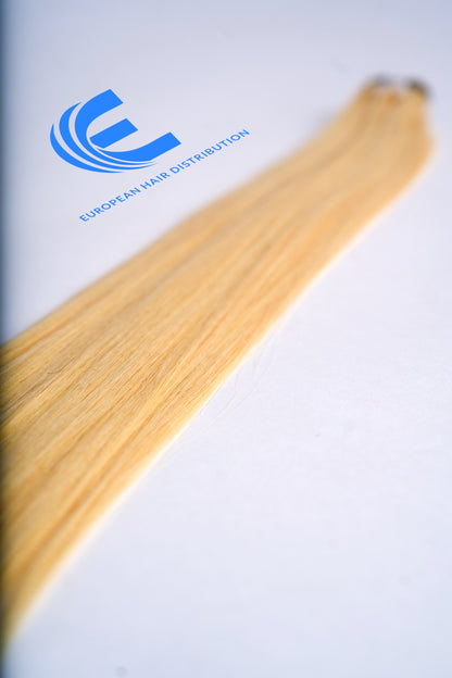 Single Hair Donor Straight Bundles Blond
